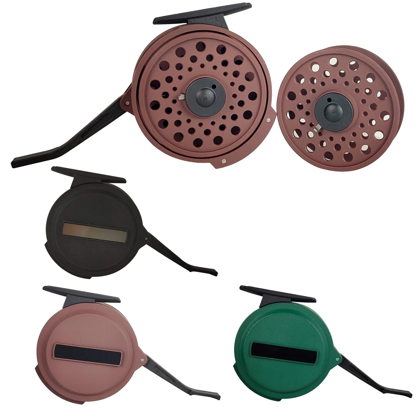 Aventik Automatic Fly Fishing Reel Super Light Graphite Nymph