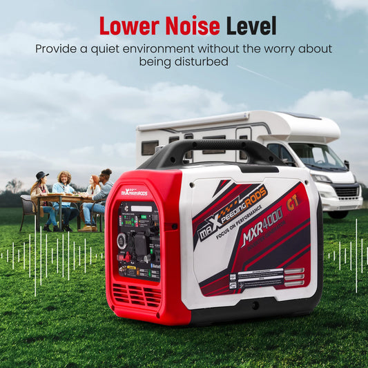 Maxpeedingrods 4kW Dual Fuel Inverter Generator LPG Bluetooth E Start