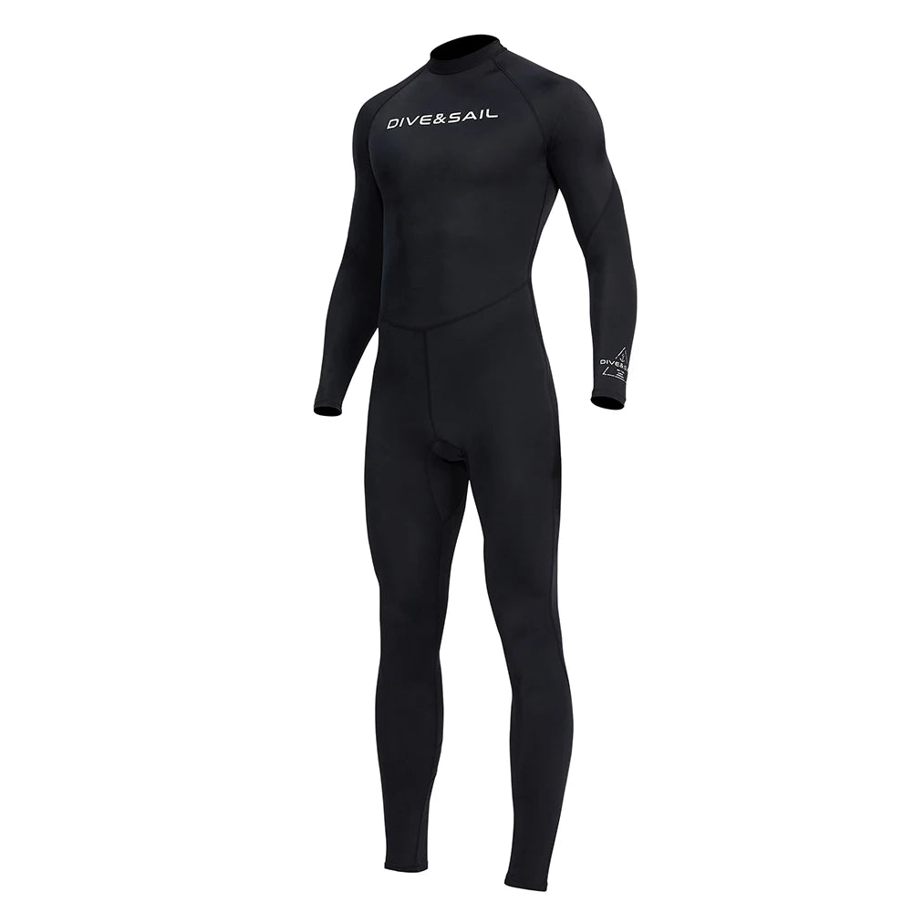 Men Diving Skin Clothes Cold Proof Sunscreen Snorkeling Surfing Swimsuit with Zipper Elastic Anti-scratch Water Sports Equipment