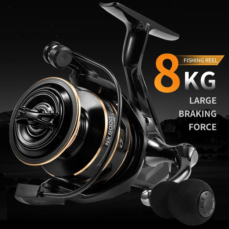 J-BARZILLA NX Fishing Spinning Reel High Speed Drag 10Kg