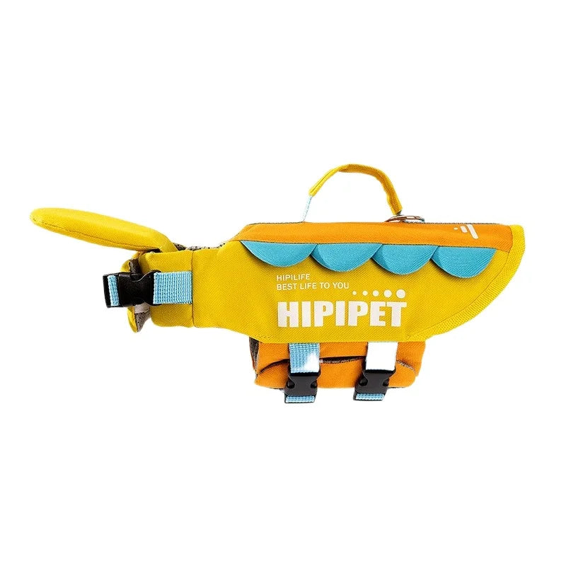 Dog Life Jacket Vest For Summer Swimming Super Buoyancy Polyester