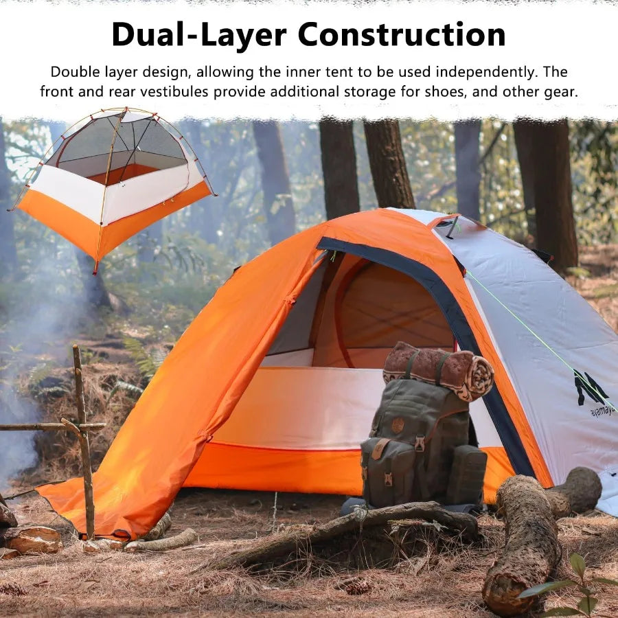 Building 4-Season Lightweight Winter Backpacking Tent Waterproof