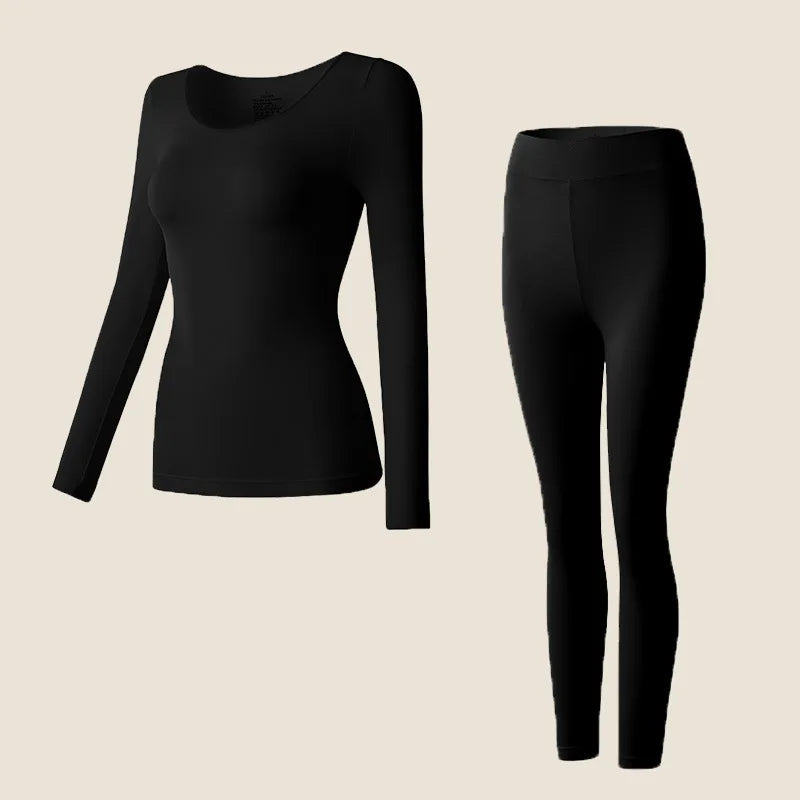 CN Thermal Women Long Sleeve Bottoming Shirt Warm Top