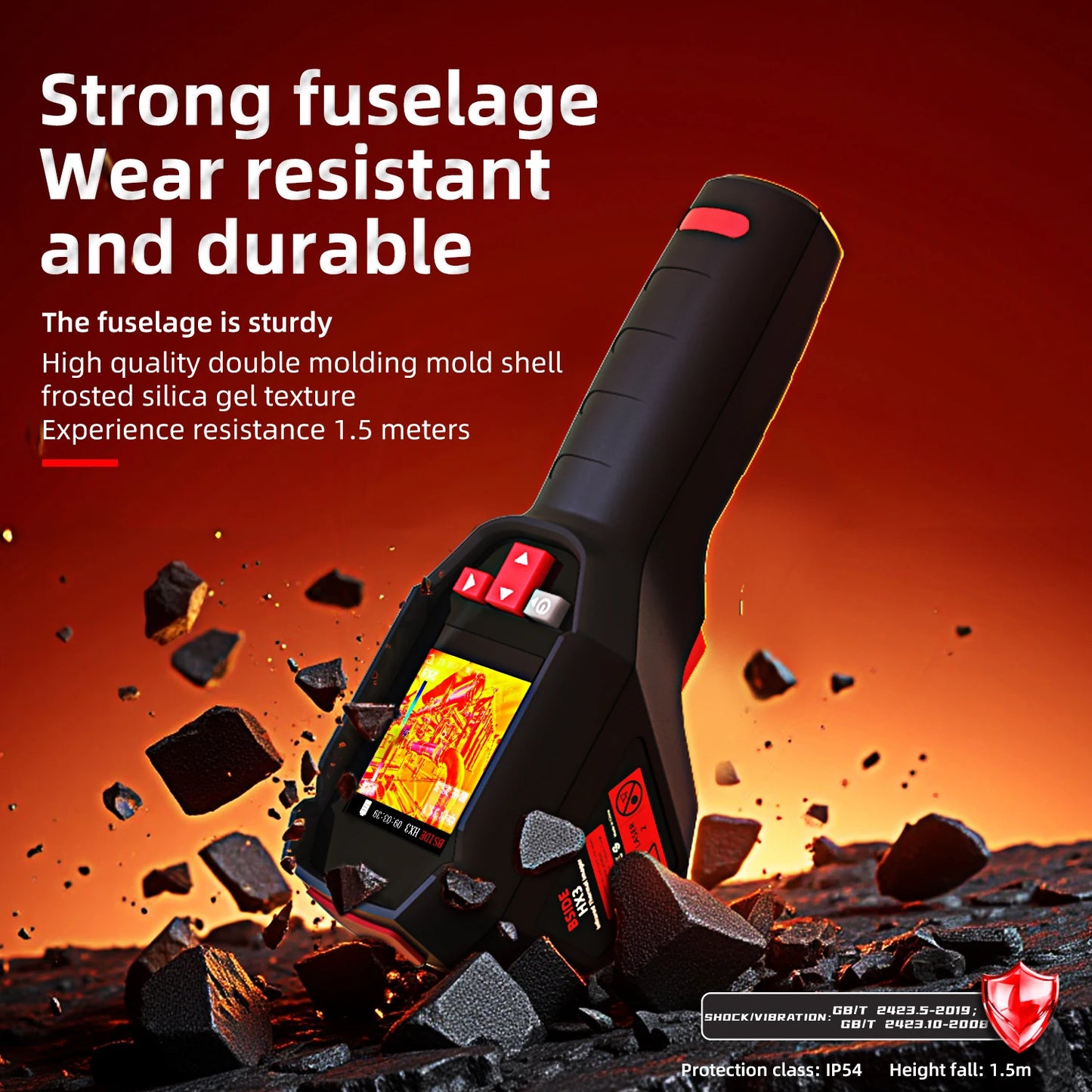 BSIDE Smart Portable Thermal Imager With 15 Color Palettes