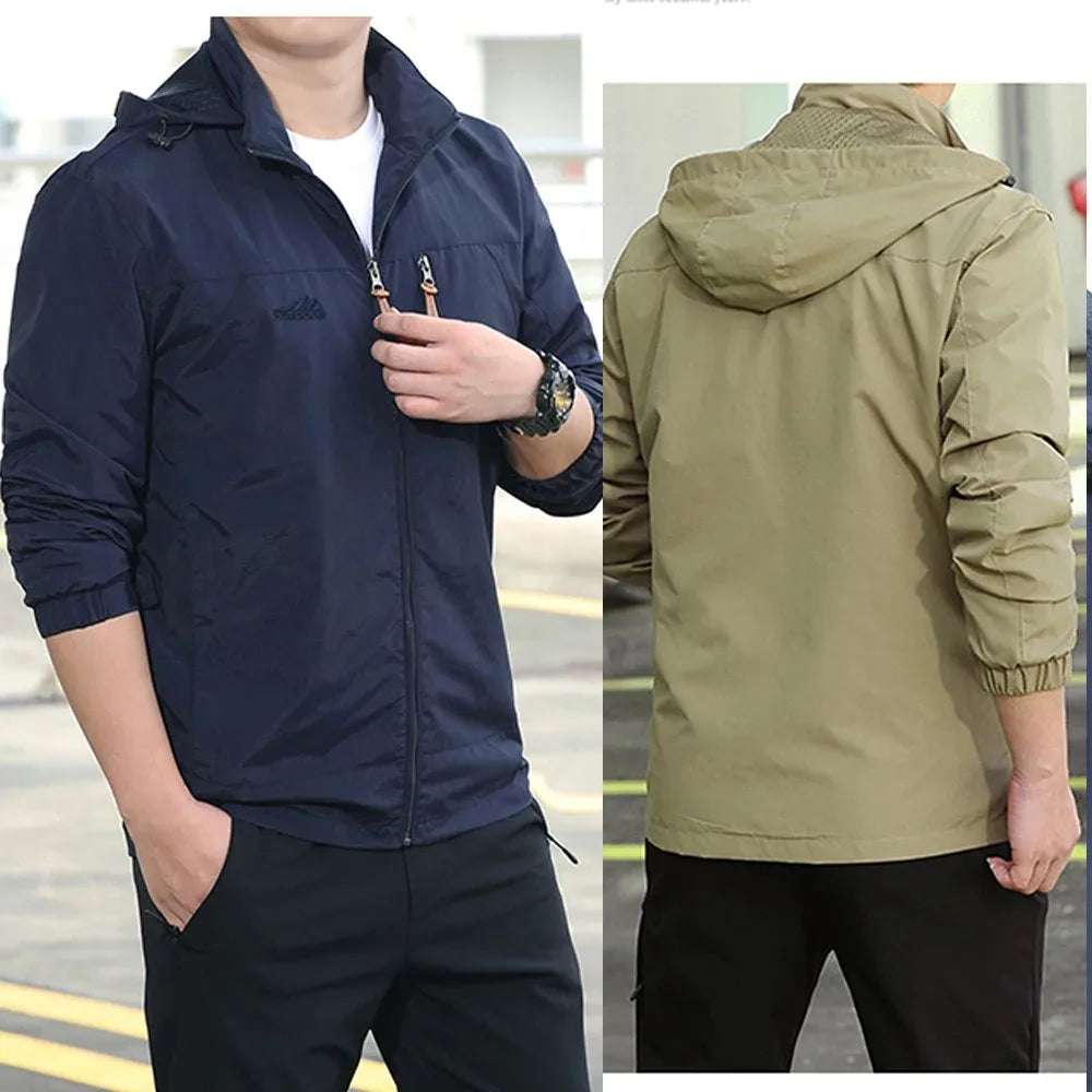 Waterproof Tactical Windbreaker For Men Field Jacket