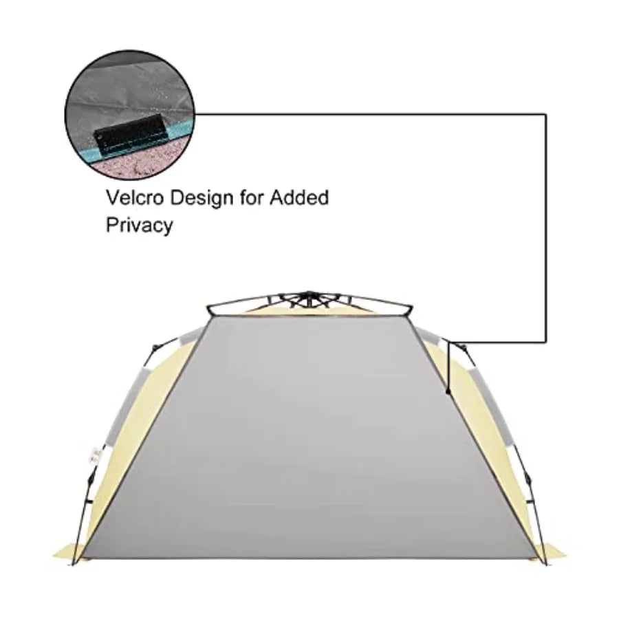 Pop Up Beach Tent Sun Shelter For 5-6 People Portable