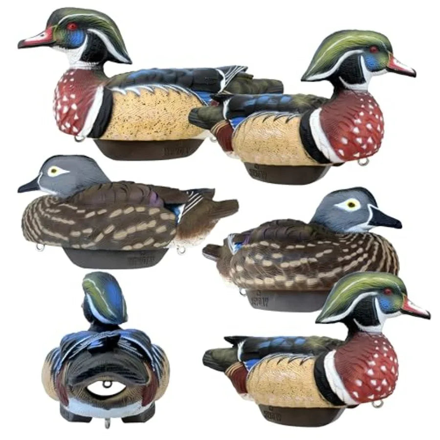Heyday Wood Duck Decoys UltraLight HydroFoam 6 Pack