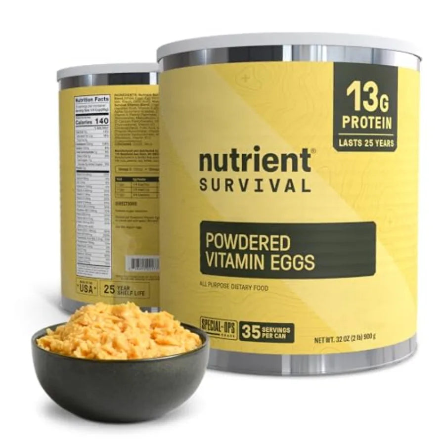 Vitamin Powdered Eggs Blend Freeze Dried For Emergency Food Supply