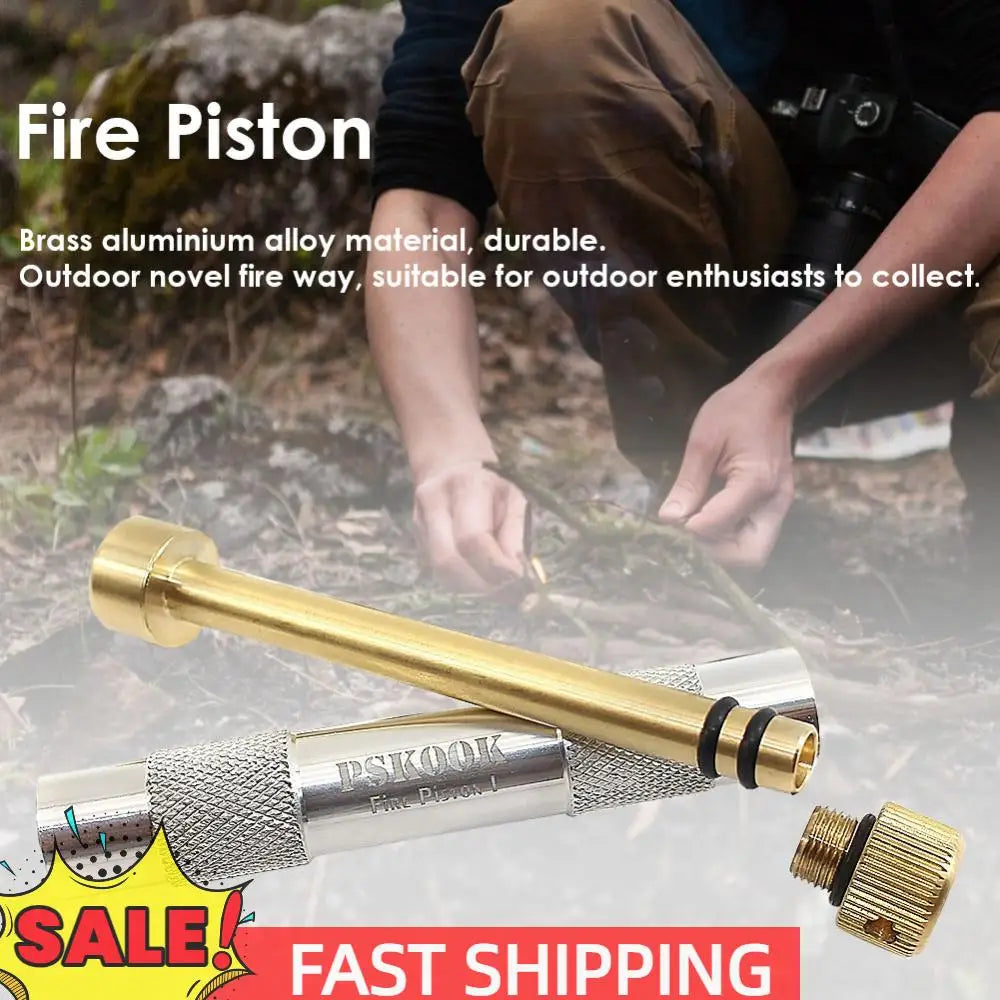 APWIKOGER Fire Starter Tube Piston Fire Making Tool