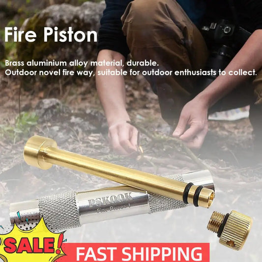 APWIKOGER Fire Starter Tube Piston Fire Making Tool
