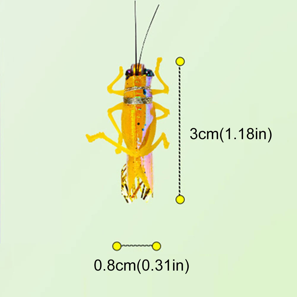 APWIKOGER Grasshopper Bionic Mino Mini Lifelike Lure