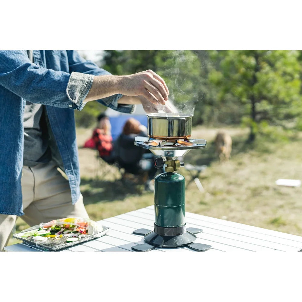 XMSJ UltraLightweight Portable Single Burner Propane Stove for Backpacking Adventures