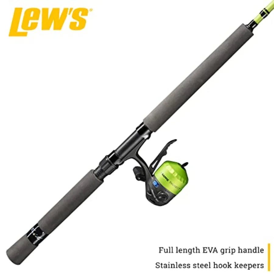 Crappie Thunder 2Pc Rod Underspin Reel For Precision Fishing