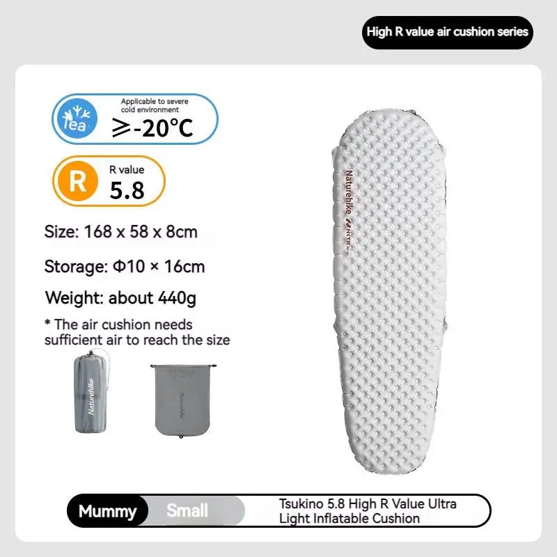 Naturehike R Value 5.8 Inflatable Sleeping Mattress Ultralight