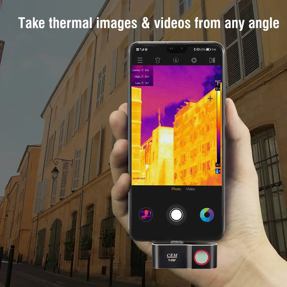 CEM Thermal Camera For Android Smartphone 25Hz Infrared