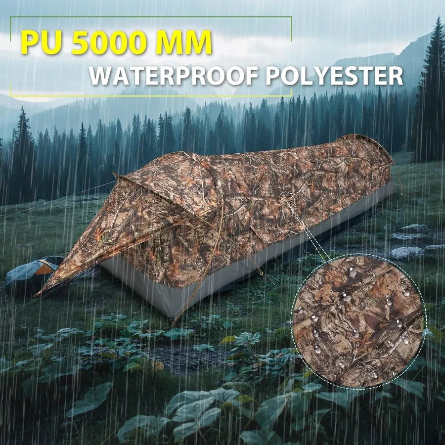 Ultralight One Person Bivy Tent for Camping and Hiking