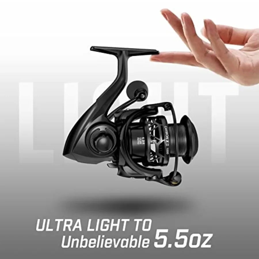 Carbon X II Spinning Reels With Carbon Frame And Drag