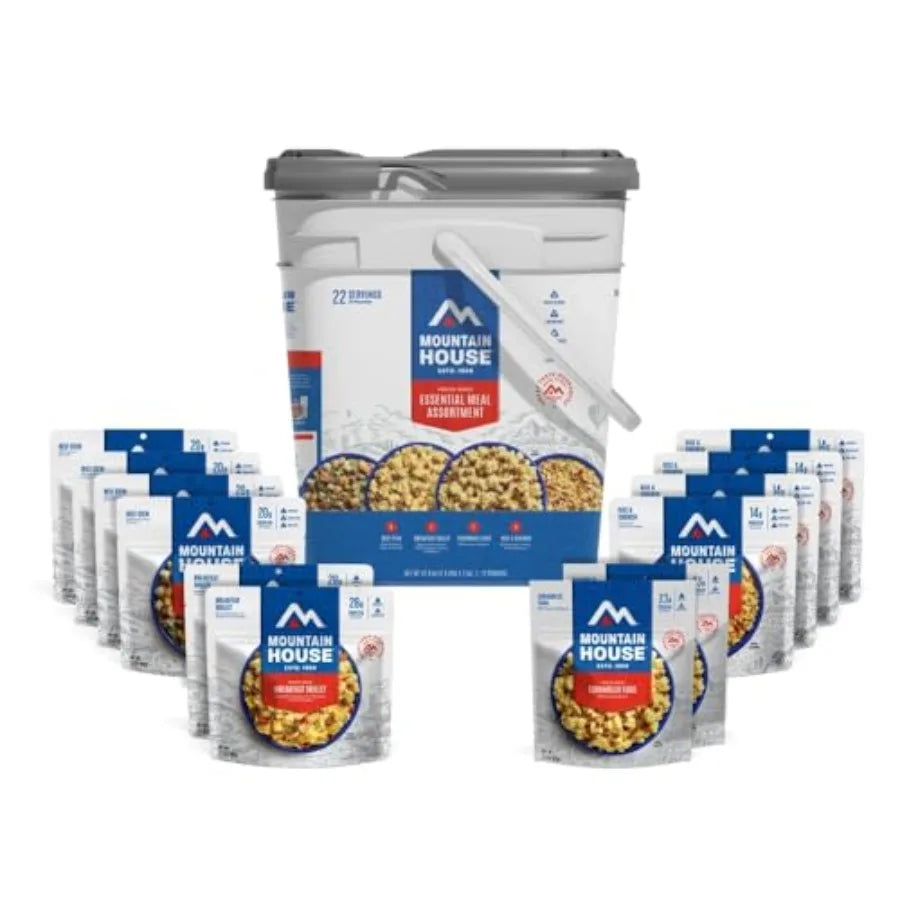 Essential Freeze Dried Backpacking Meals Gluten Free 22 Servings