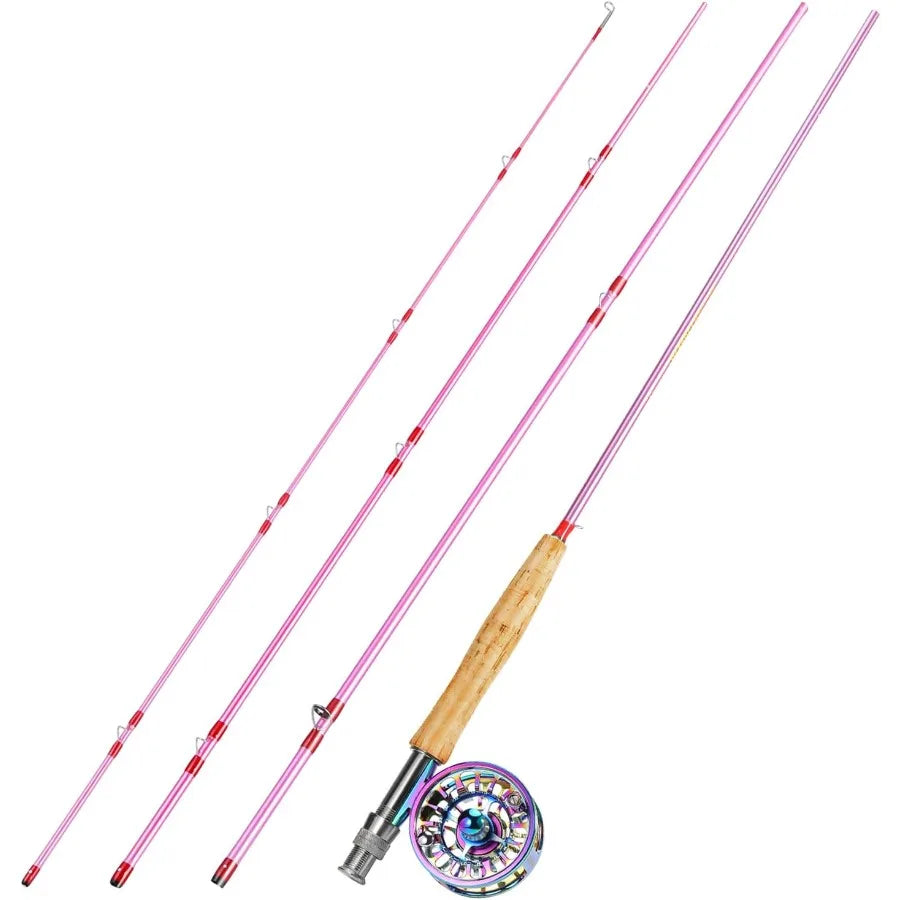 Ultra Light Fly Fishing Rod And Reel Combo With Accessories
