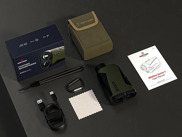 REDTIGER H002 Range Finder for Hunting, 1600 Yards Laser Rangefinder, 7X Magnification, Accurate on Angle&Speed Measure