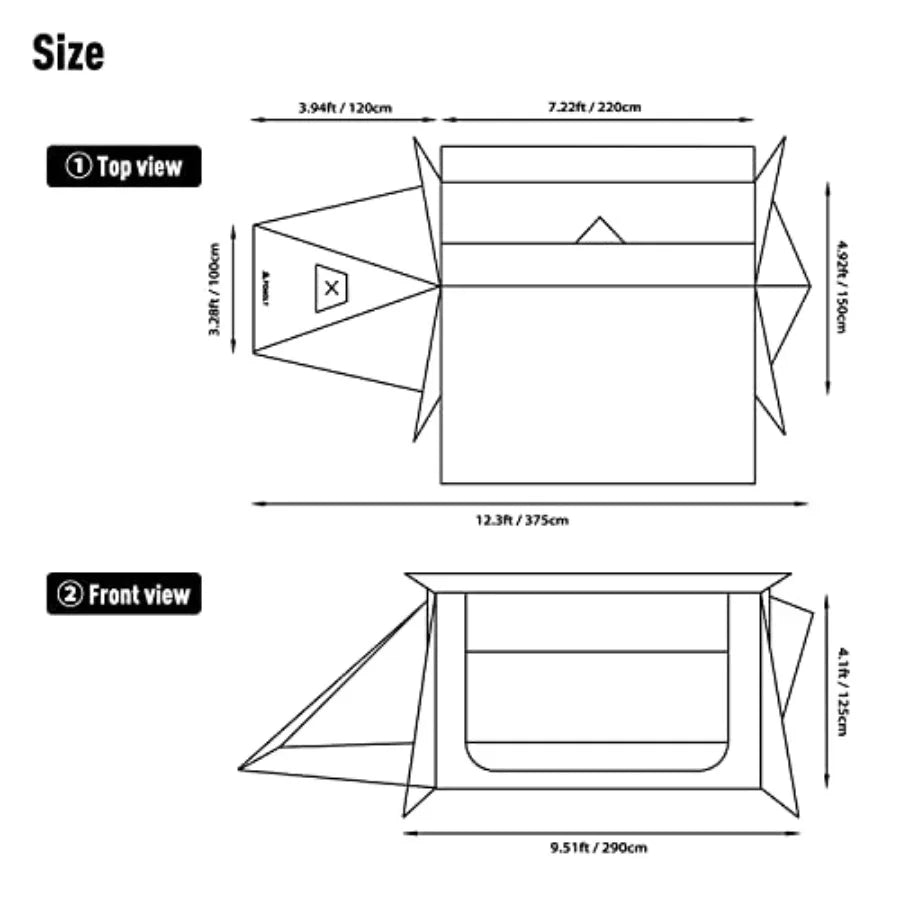 Hot Tent Stovehut 20 2.0 Ultralight Shelter 12 Person Camping
