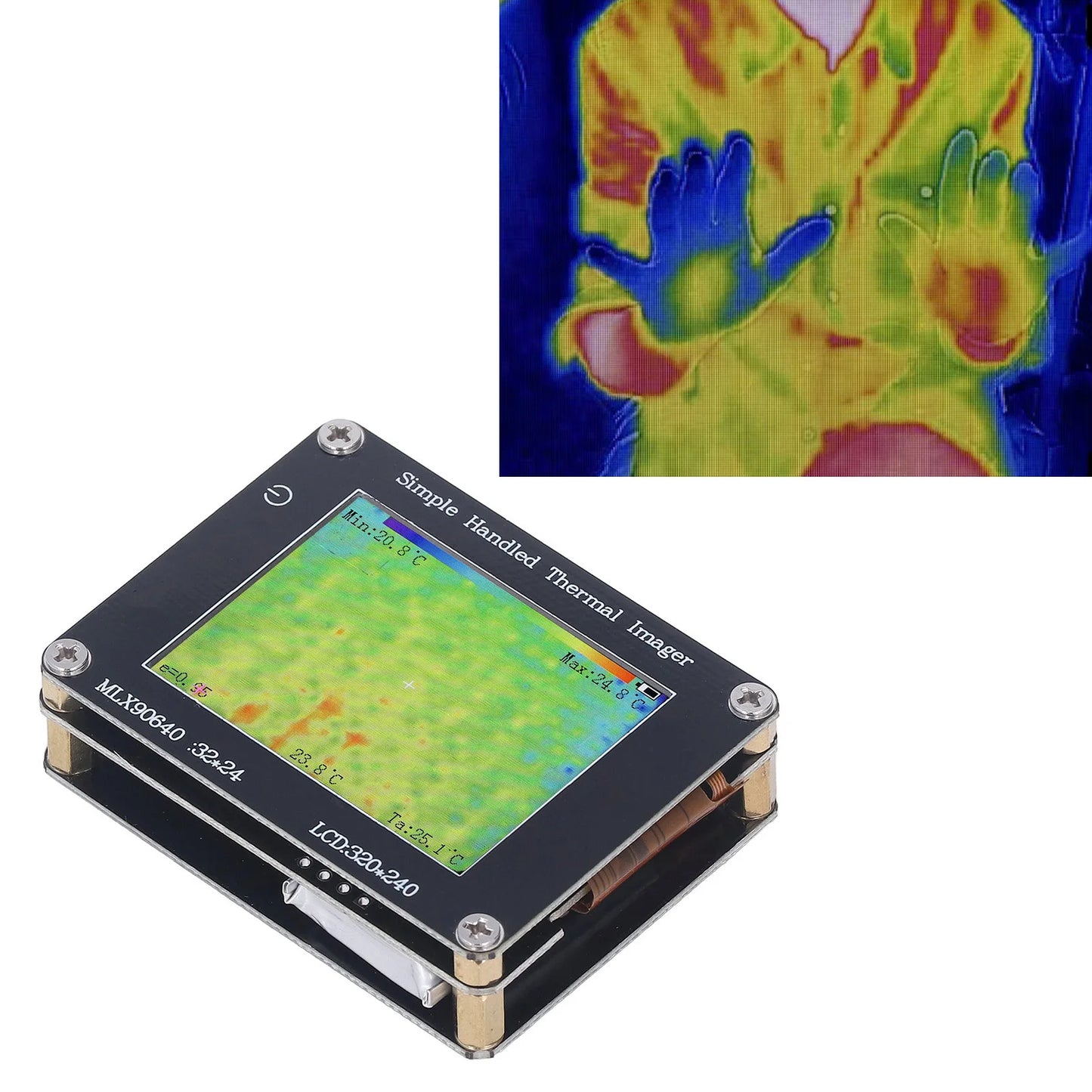 Handheld Multifunctional Thermal Imager Infrared Camera With 2in Screen