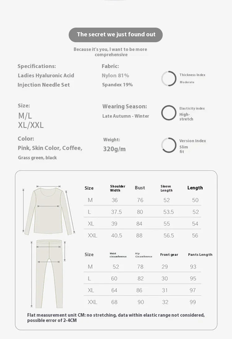 CN Thermal Women Long Sleeve Bottoming Shirt Warm Top