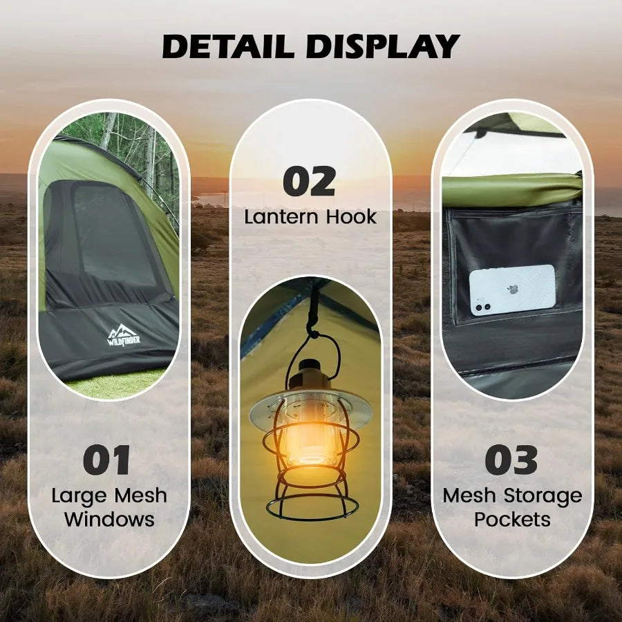 SUV Tent Rectangle Car Tent For Family Waterproof Windproof Camping