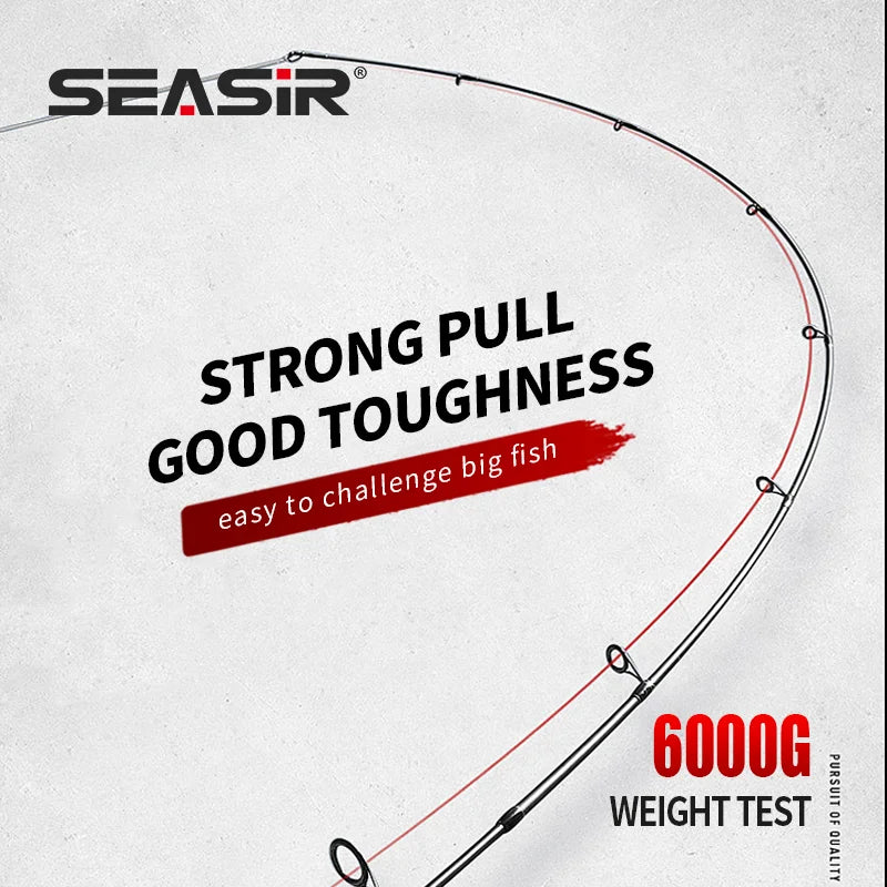 SeaSir Grandmaster Spinning And Casting Rod With Carbon Cloth And Ceramic Guides