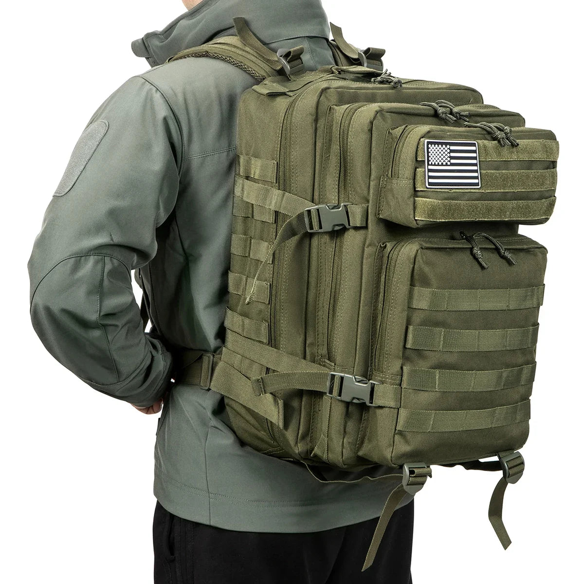ReFire Gear Tactical Backpack Large Capacity for Hiking and Camping