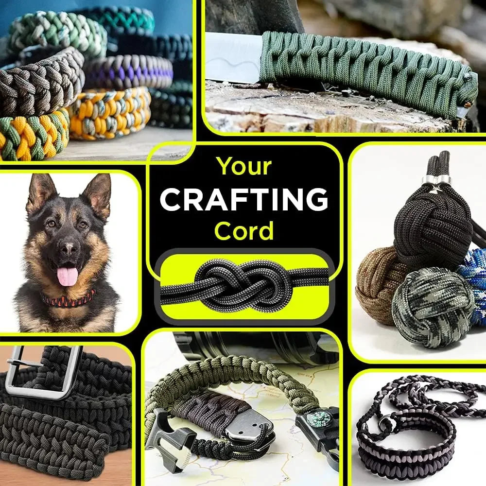 Hign-Concerned 9 Core Paracord Survival Rope For DIY Projects