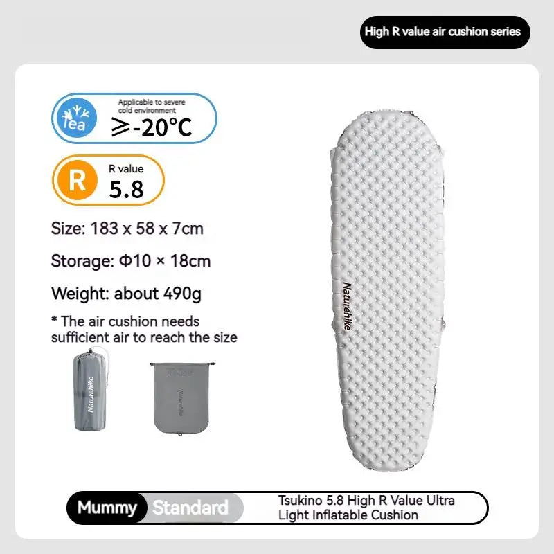 Naturehike R Value 5.8 Inflatable Sleeping Mattress Ultralight