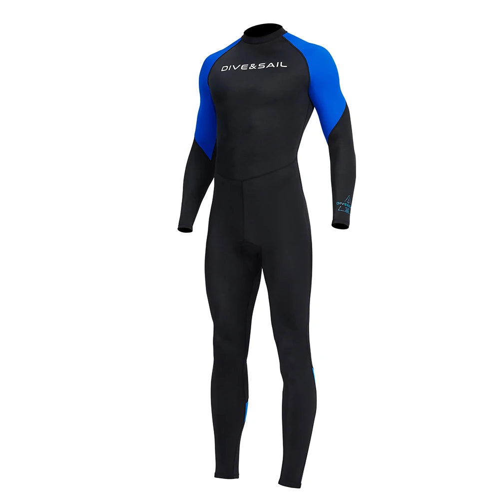 Men Diving Skin Clothes Cold Proof Sunscreen Snorkeling Surfing Swimsuit with Zipper Elastic Anti-scratch Water Sports Equipment
