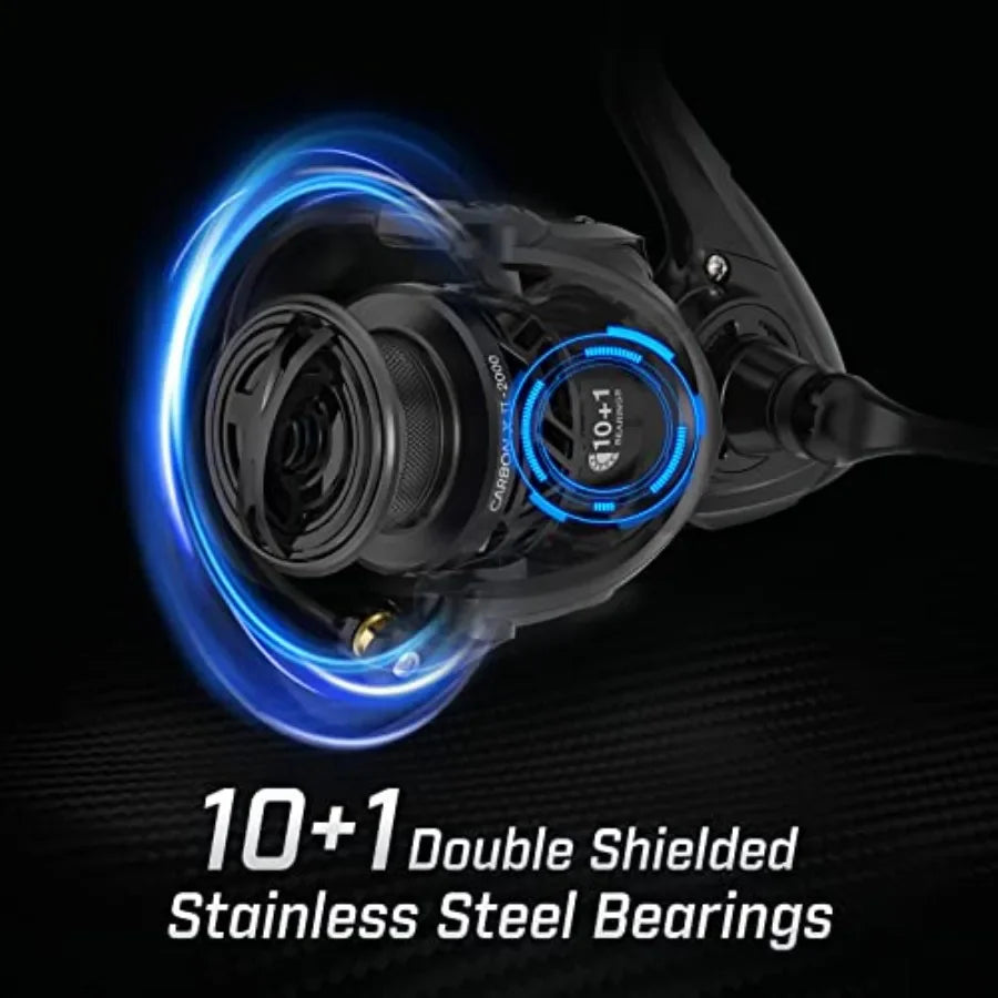 Carbon X II Spinning Reels With Carbon Frame And Drag