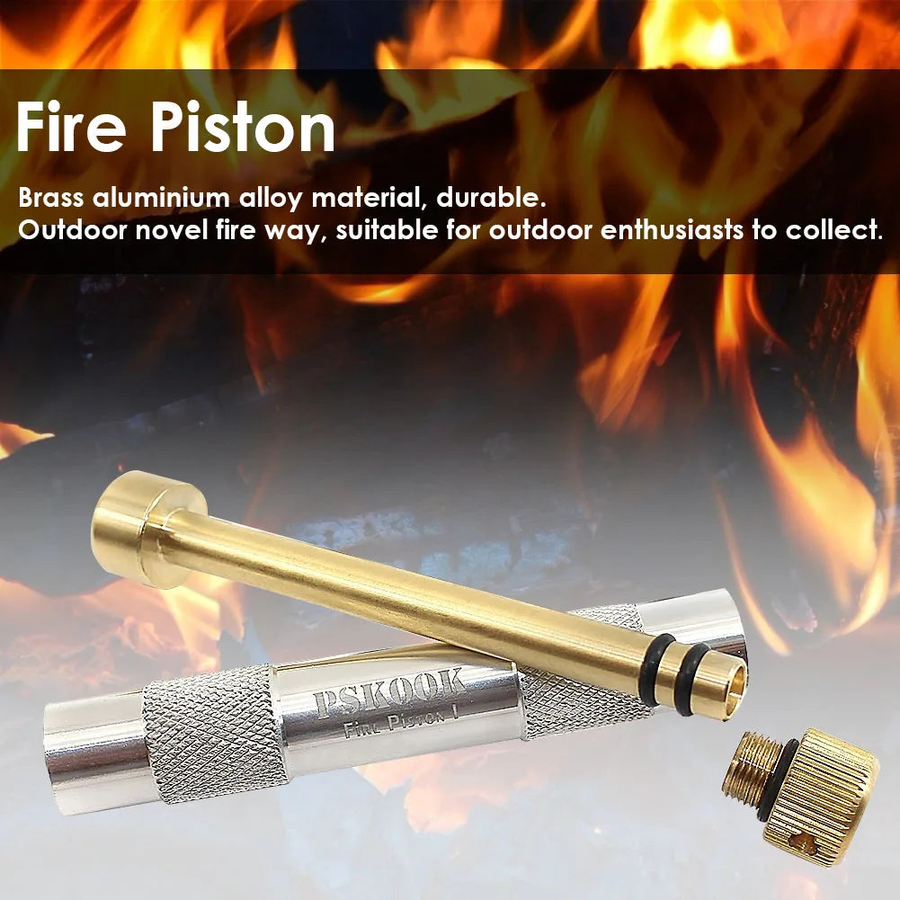 APWIKOGER Fire Starter Tube Piston Fire Making Tool
