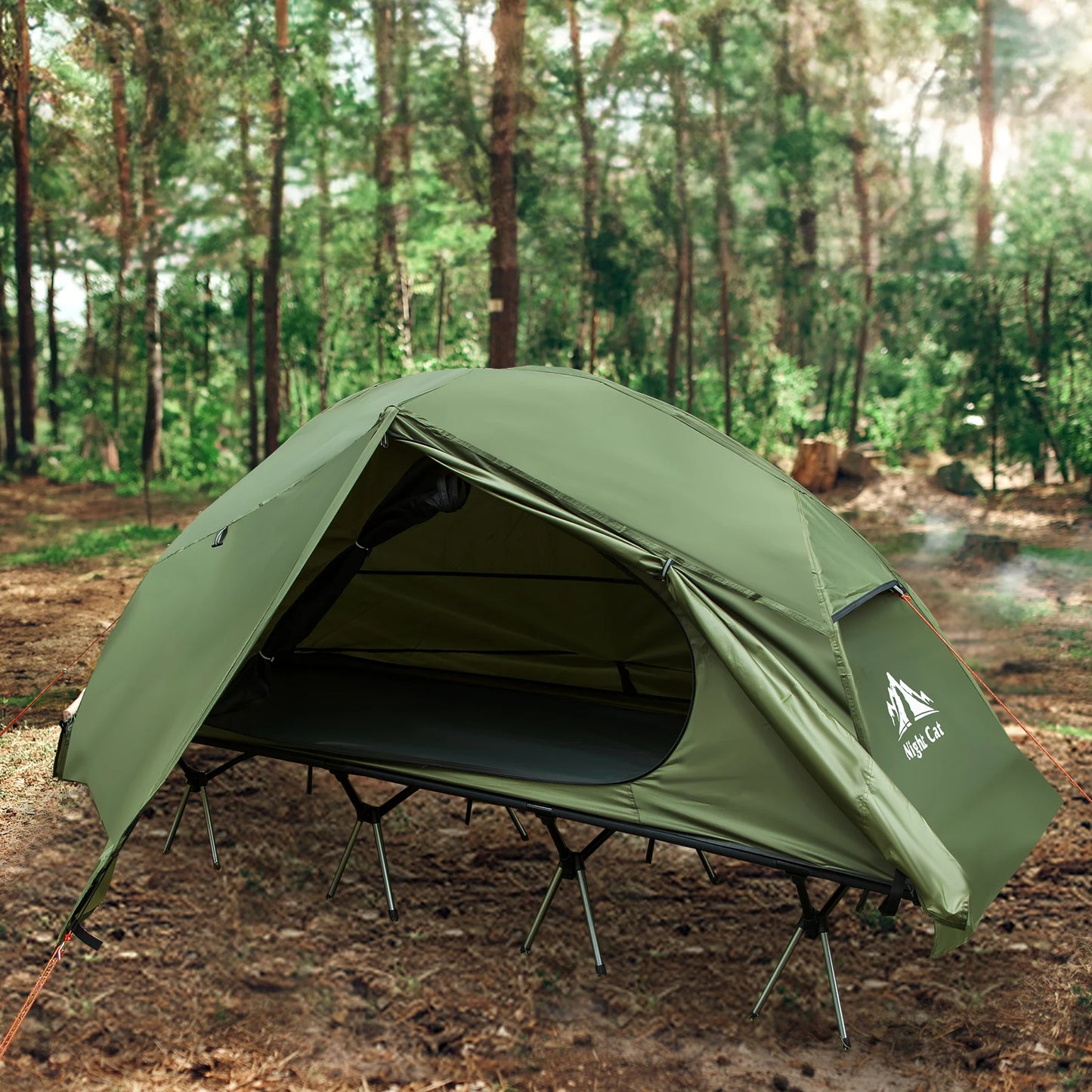 Night Cat One Person Camping Cot Tent Off-Ground Bed