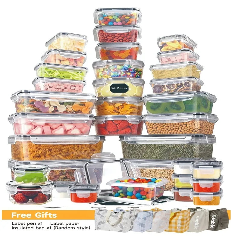 BPA-Free 24-Piece Food Storage Set With Airtight Containers and Lids