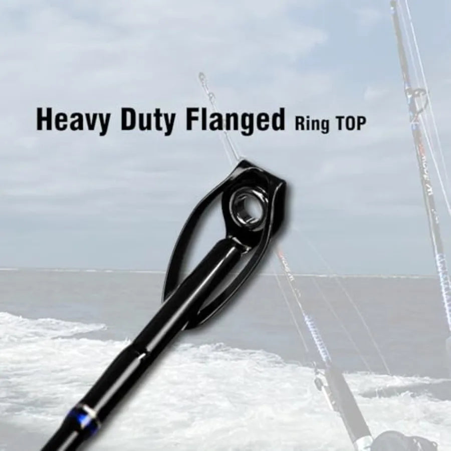 Saltwater Offshore Trolling Rod For Big Game Fishing