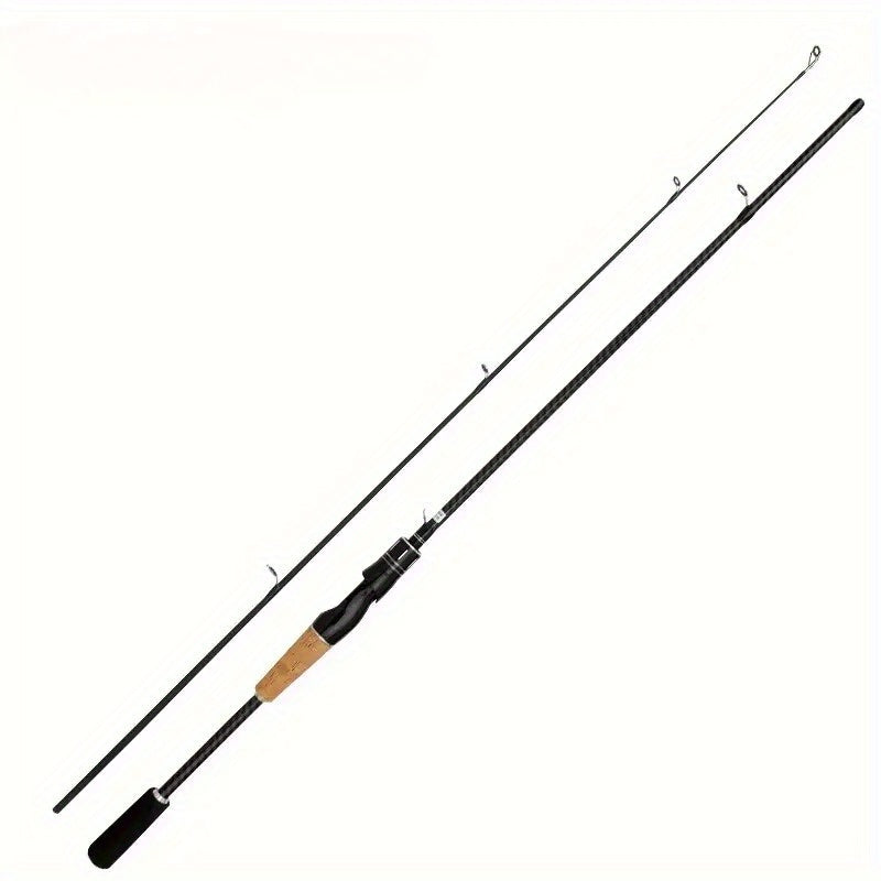 Carbon Lure Rod With Wooden Handle For Fly Fishing