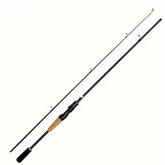 Carbon Lure Rod With Wooden Handle For Fly Fishing