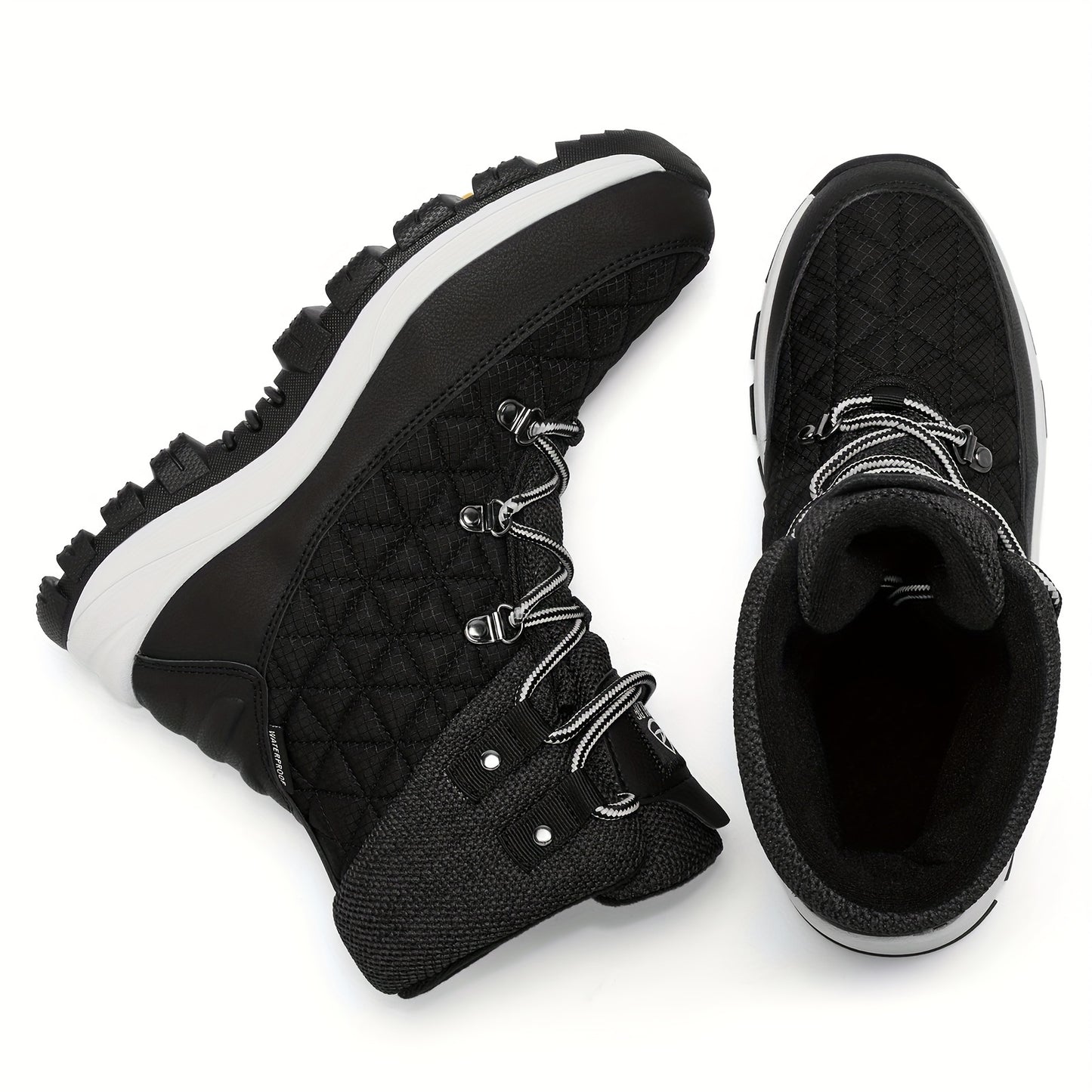 EARLDE Women's Waterproof Winter Snow Boots Lightweight Anti Slip Warm