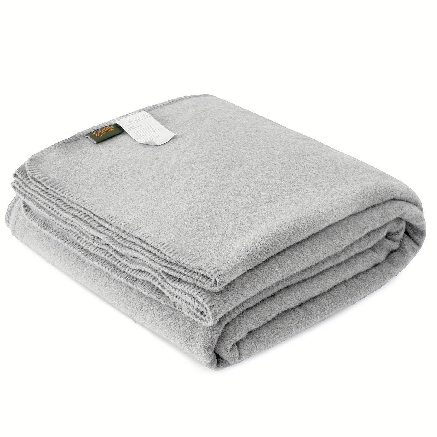 Merino Wool Bed Blanket Cozy Fleece Throw For All Seasons