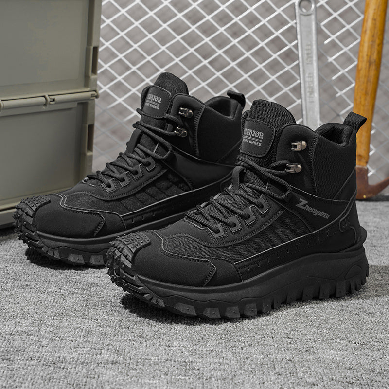 Zhenyuezu All Season High Top Hiking Boots Lightweight Comfort