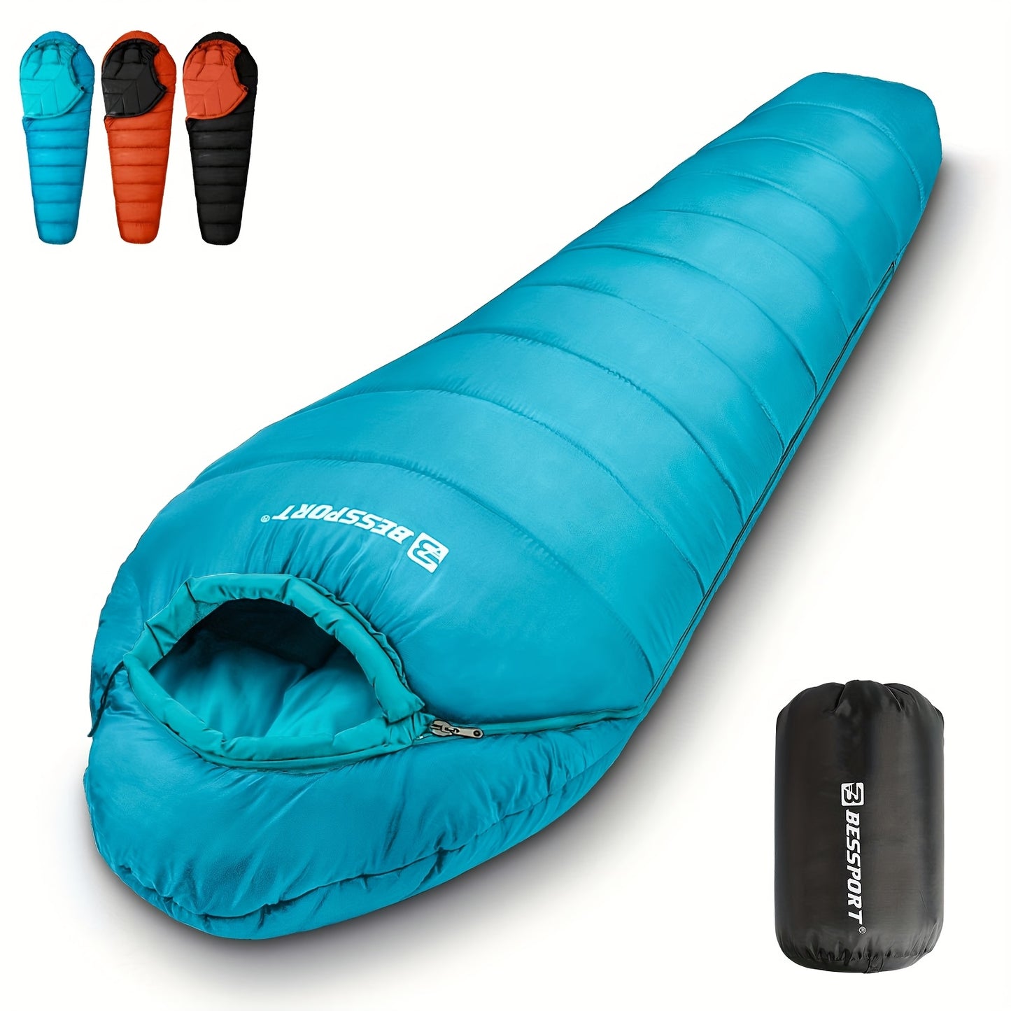 Bessport Mummy Sleeping Bag Extreme 3-Season For Adults