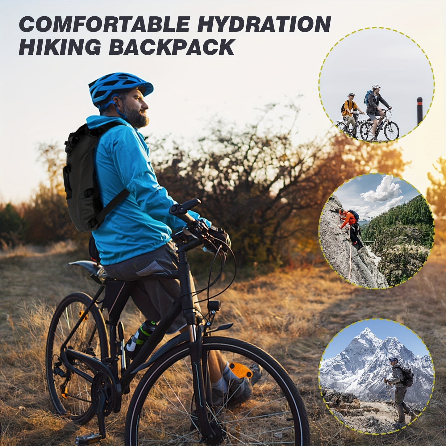 INNENS Hydration Backpack Water Bladder Bag For Hiking