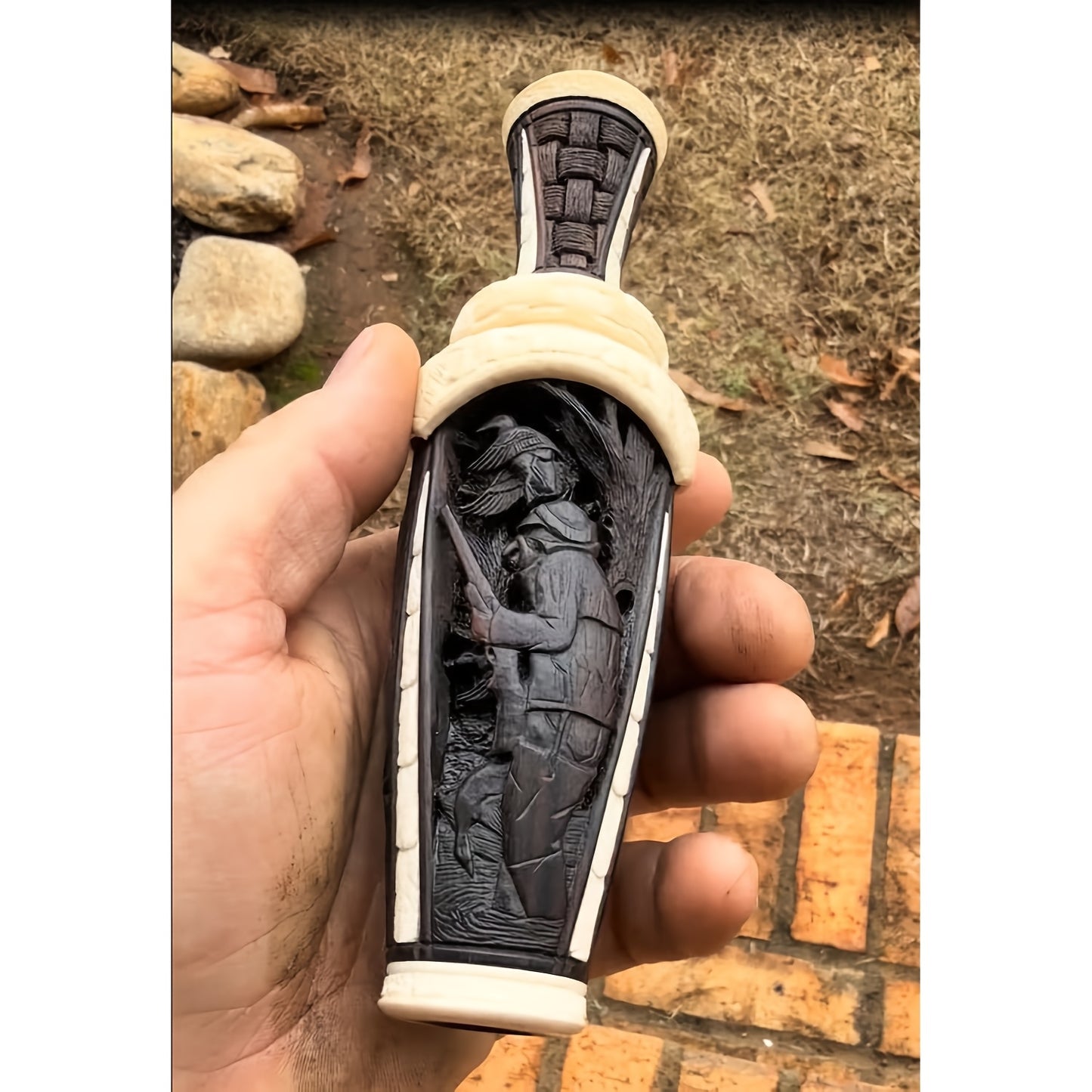 Hand Carved Realistic Duck Hunting Call For Waterfowl Enthusiasts