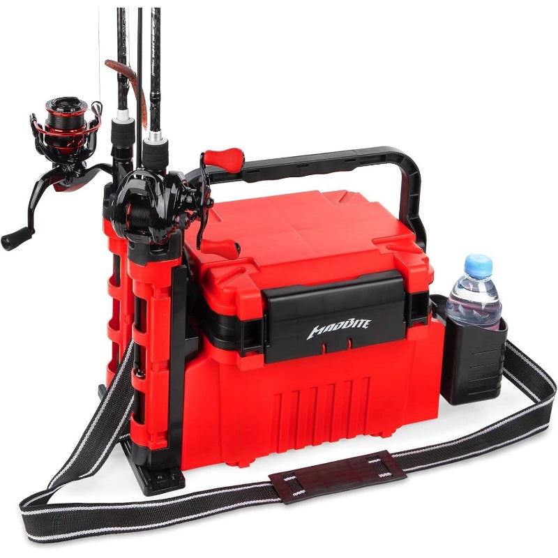 RigHub Portable Tackle Storage Box with 71pcs Freshwater Fishing Lure Kit - All-in-One Organized Fishing Gear, Lure Collection & Tackle Case for Lakes, Rivers, - Ideal for Anglers, Trout, Bass, Pike, Walleye, Catfish