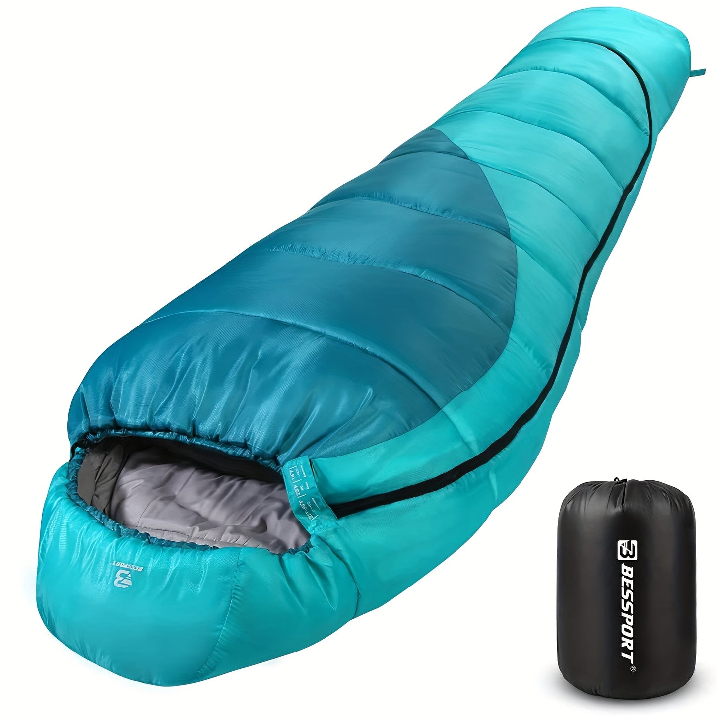 Bessport Mummy Sleeping Bag Extreme 3-Season For Adults