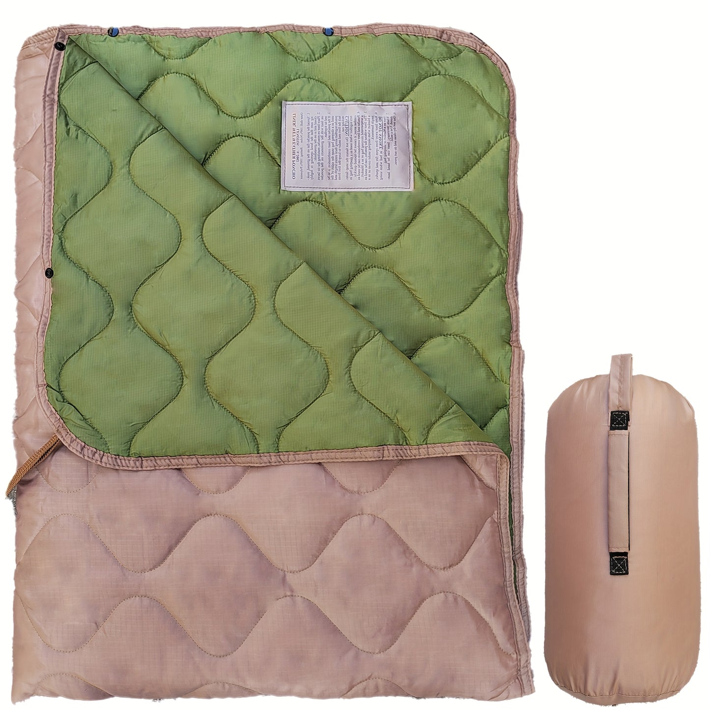 LENOTOS Woobie Blanket Insulated Rain Poncho Liner for Hiking