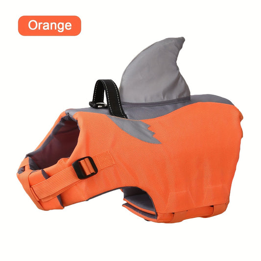 Reflective Shark Shape Pet Life Jacket Adjustable Dog Vest